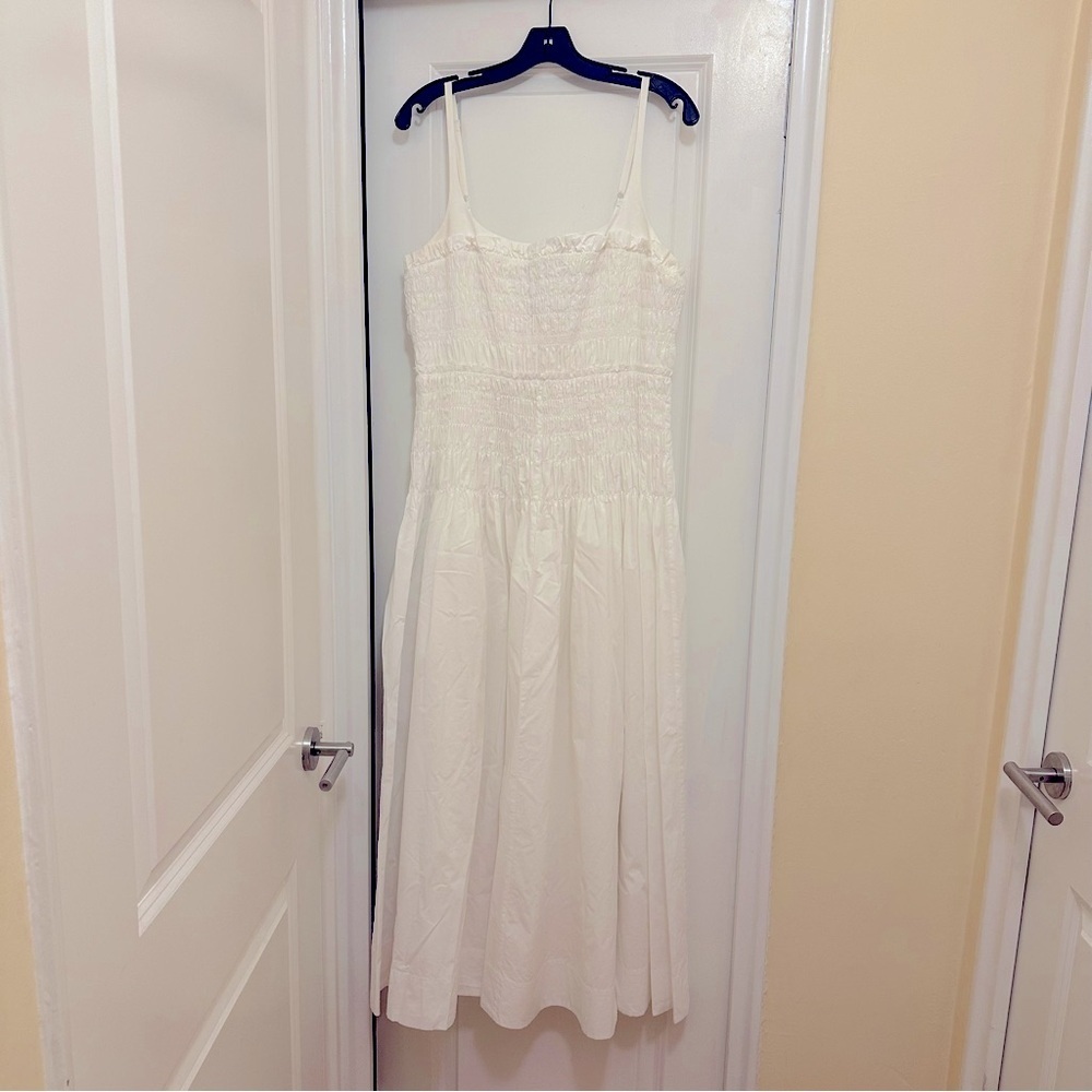 Rebecca Taylor white smocked cotton dress - Picture 5 of 15